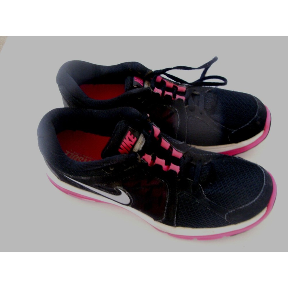 Nike Women's Dual Fusion Running Shoes Size 9.5 Black Pink Athletic Sneakers